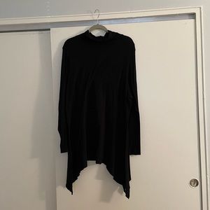 Torrid size 4 black shark bite long turtle neck